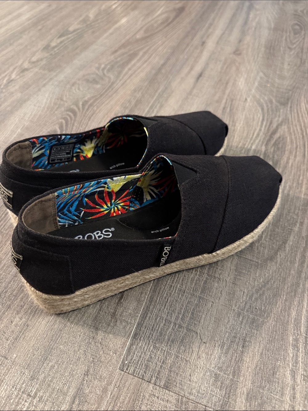 Women’s Black Slip-On Casual Shoe - Picture 4 of 4